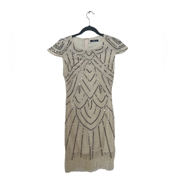 verte Dresses & Skirts - Verte art  deco dress size L